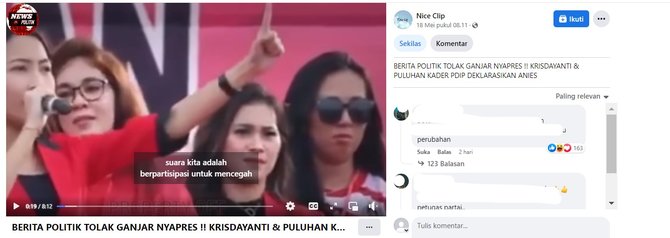 beredar video krisdayanti amp kader pdip deklarasi dukung anies baswedan ini faktanya