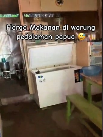 harga makanan di papua