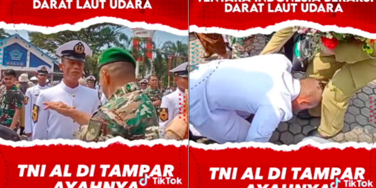 Pemuda ini Lulus TNI AL Ditampar lalu Disuruh Push Up Sang Ayah, Ujungnya Haru