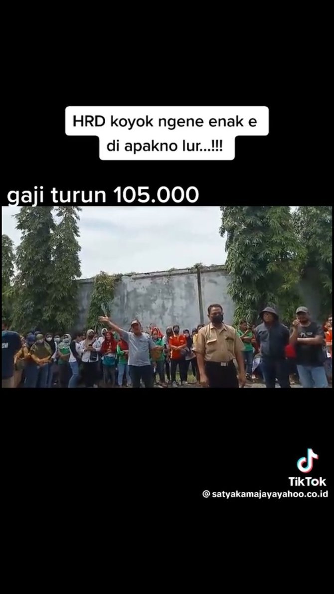 viral video hrd 039tantang039 pekerja keluar usai turunkan gaji warganet soroti ini