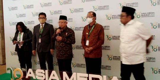 Wapres Ma'ruf Amin Jamin Program Tol Langit Berlanjut walau Ada Kasus Korupsi BTS