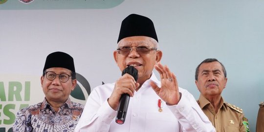 Wapres Ma'ruf Amin Siap Dukung Tokoh NU yang Maju Pilpres 2024