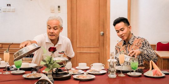 Gibran Makan Malam Bersama Ganjar di Solo