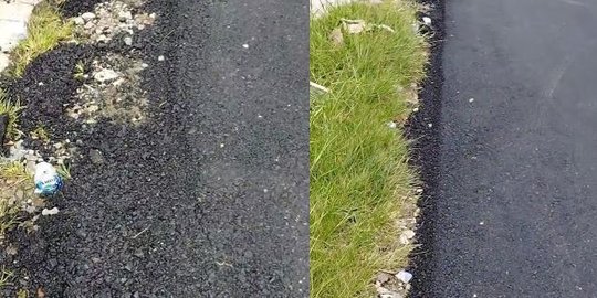 Viral Ruas Jalan di Kota Medan Rusak Usai Diaspal, Begini Respons Dinas PU Setempat