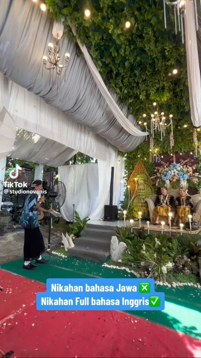 viral pengantin bule menikah dengan adat jawa prosesinya full bahasa inggris