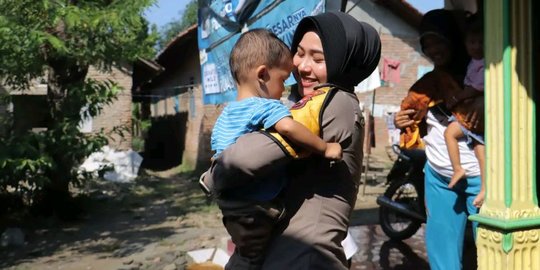 Kisah Briptu Retno Lawan Stunting di Pemalang, Rela Blusukan dan Sisihkan Gaji