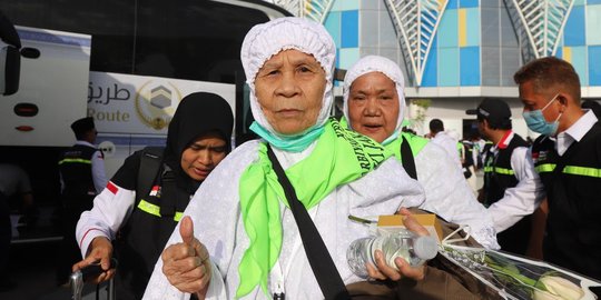 390 Jemaah Haji Indonesia Kloter 1 Tiba di Madinah