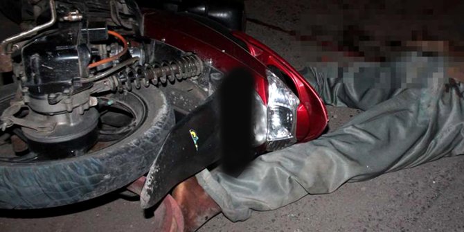 Dua Pemotor Tewas Terlindas Truk di Jalan Narogong Cileungsi Bogor