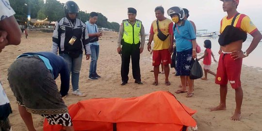 Warga Sanur Bali Digegerkan Penemuan Mayat Berpelampung di Laut