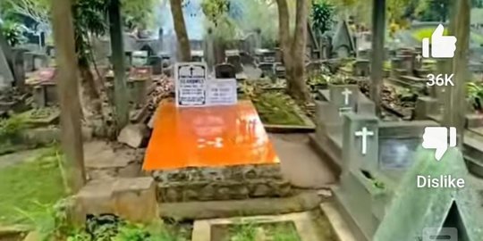 Kondisi Terbaru Makam Suzanna di Magelang, Warnanya Mencolok & Kondisi Bersih Terawat