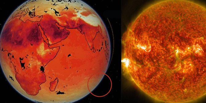 Bumi Pecahkan Rekor Suhu Terpanas Sejak 8 Tahun Terakhir