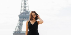 Libur ke Paris, Potret Gisella Anastasia Pakai Gaun Hitam di Eiffel Ini Jadi Sorotan