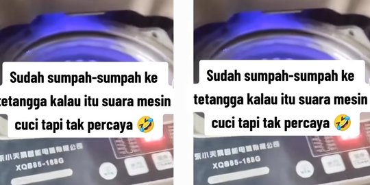 Waduh Suara Mesin Cuci Ini Aneh Sampai Bikin Salfok, Netizen: Dunia Rasa Milik Berdua