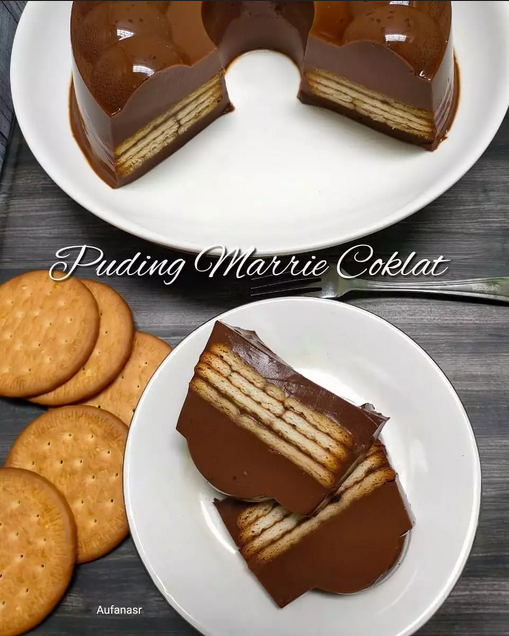 puding marie cokelat