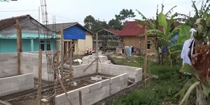 Dana Cair dari Pemerintah, Perkampungan di Cianjur Terdampak Gempa Mulai Dibangun