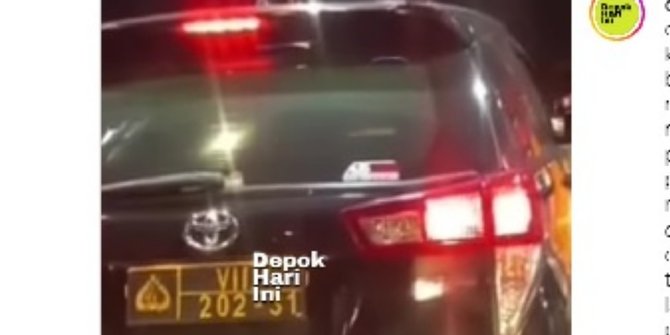 Pengemudi Mobil Dinas Polisi Tak Bayar di GT Krukut 3 Anggota Polres Jaksel