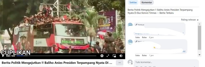 cek fakta hoaks baliho 039anies presiden039 terpasang di bus saat konvoi timnas u22