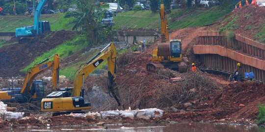Melihat Kondisi Terkini Proyek Sodetan Ciliwung-Kanal Banjir Timur