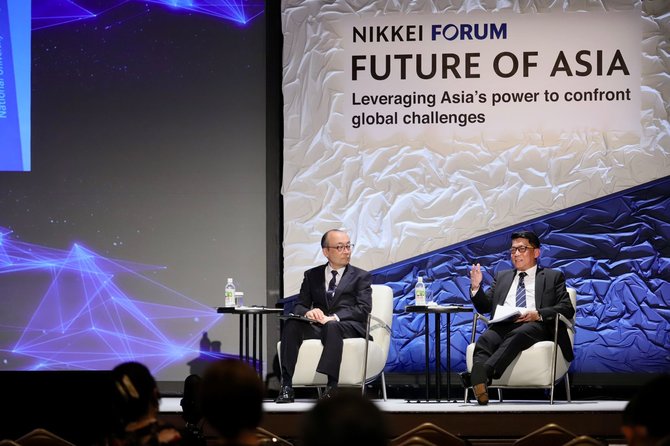 nikkei forum 28th future of asia di tokyo