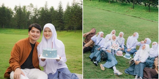 Pakai Seragam SMA, Intip Momen Perayaan Ulang Tahun Henny Rahman Istri Alvin Faiz