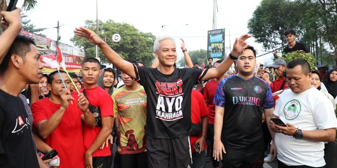 Ganjar Balas Sindirian Anies soal Lari Pagi: Kalau Mau Sehat Ayo Olahraga