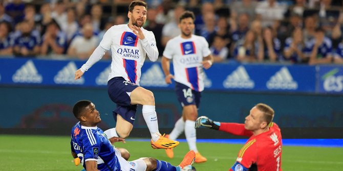 Momen Gol Lionel Messi Kunci PSG Juara Ligue 1 Prancis