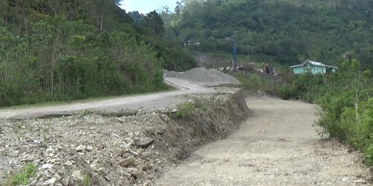 Baru Selesai Dibangun, Jalan di Perbatasan Timor Leste Rusak