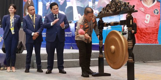 Kongres Biasa PSSI Resmi Dibuka dengan Pukul Gong