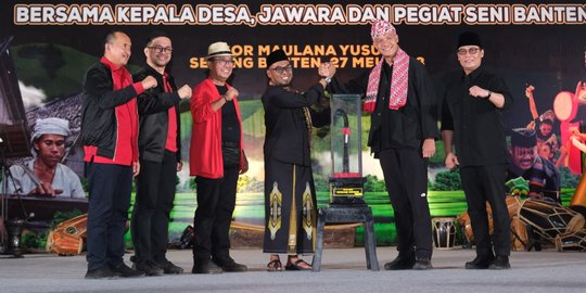 Ganjar Didapuk jadi Dewan Kehormatan Paguyuban Seni Budaya di Banten