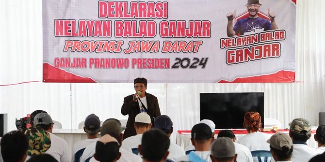 Ratusan Nelayan Pangandaran Dukung Ganjar jadi Presiden 2024