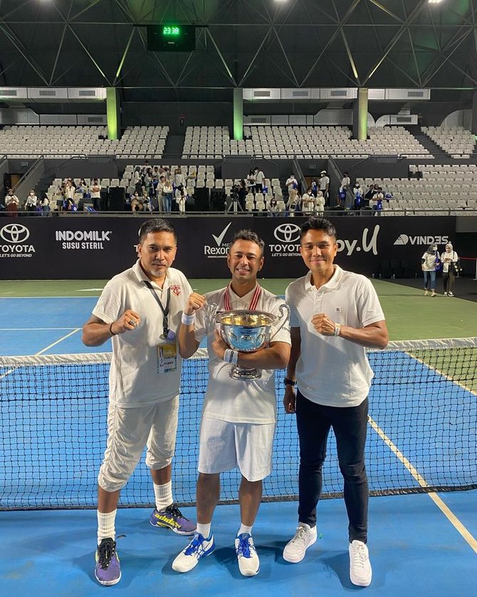 raffi ahmad gandeng rifqi fitriadi untuk membangun rans tennis