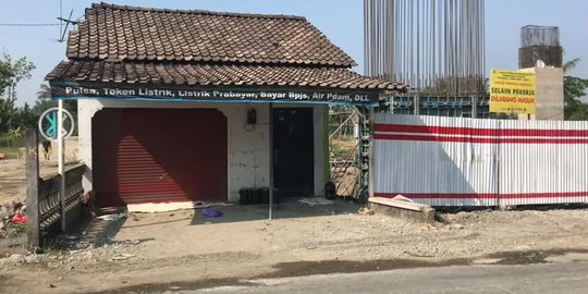 UGR Diduga Belum Cair, Rumah Ini Berdiri Sendiri di Atas Proyek Tol Jogja-Bawen