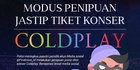 Polisi Pastikan Promotor Tak Terlibat Penipuan Tiket Konser Coldplay