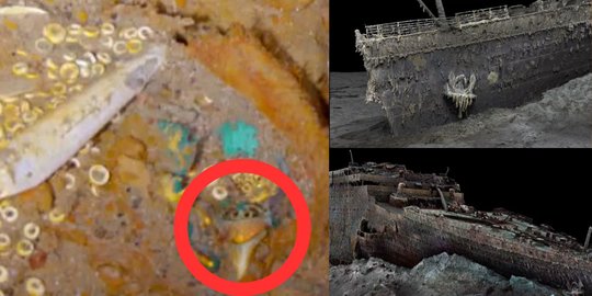 Peneliti Ingin Ungkap Pemilik Kalung Emas Gigi Megalodon di Bangkai Titanic Pakai AI
