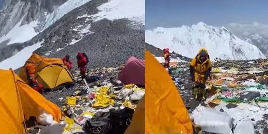 Sampah Bertebaran di Gunung Everest, Begini Kondisinya