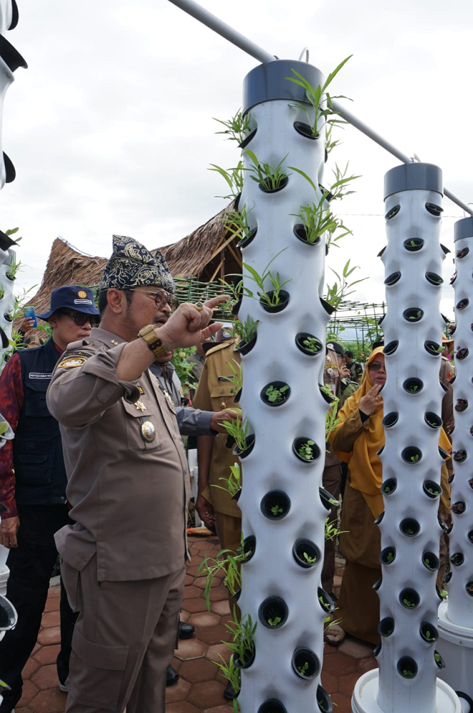 pastikan kesiapan penas xvi di sumbar mentan minta konsolidasi ancaman krisis pangan