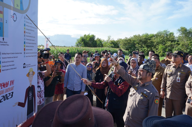 pastikan kesiapan penas xvi di sumbar mentan minta konsolidasi ancaman krisis pangan