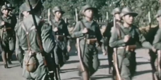 Potret Lawas Pasukan Paramiliter Sebelum Indonesia Merdeka Tahun 1940