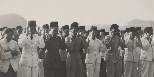 Potret Lawas Jenderal & Tokoh Penting Rayakan Idul Fitri dan HUT RI ke-1 di Jogja