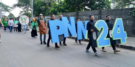 Sambut HUT ke 24, Insan PNM Kompak Gelar Jalan Sehat