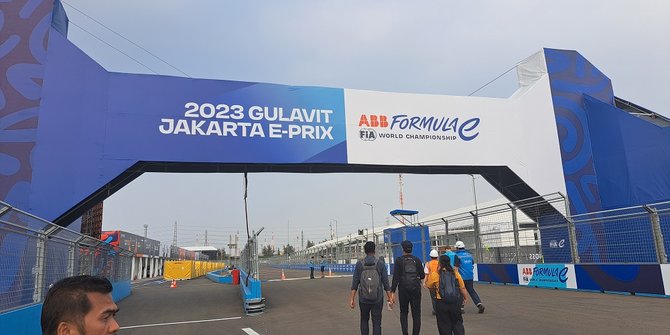 H-4 Formula E 2023 di Jakarta, Begini Tampilan Sirkuit Ancol