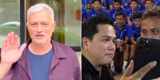 Jose Mourinho Ucapkan Selamat Ulang Tahun ke Erick Thohir, Sampaikan Doa Kesuksesan