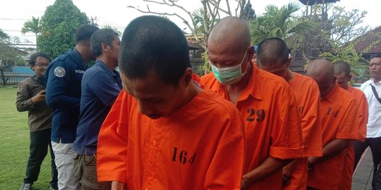 38 Tersangka Narkotika Ditangkap di Denpasar, Sabu hingga Ganja Disita