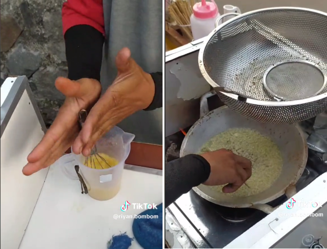 Viral Aksi Penjual Telur Gulung Gagal Melulu Saat Masak Warganet Intel Nih