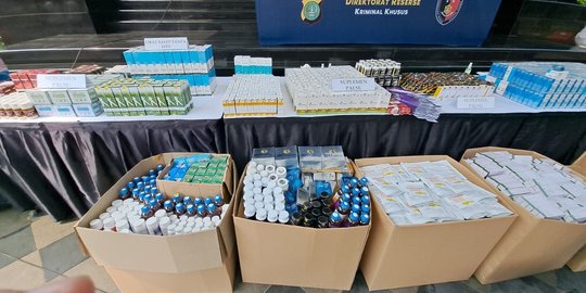 Dibongkar Polisi, Berikut Daftar Obat Ilegal dan Suplemen Palsu Dijual di Marketplace