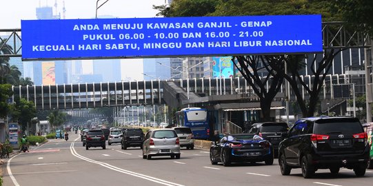 Ganjil Genap dan Car Free Day di Jakarta Ditiadakan saat Libur Panjang Akhir Pekan