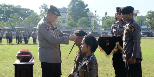 Begini Pesan Menohok Jenderal Bintang Dua ke Bintara Polisi Baru