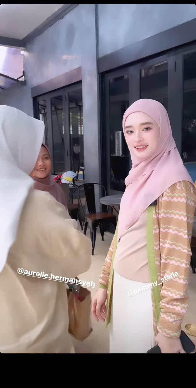 potret kebersamaan inara rusli dan aurel