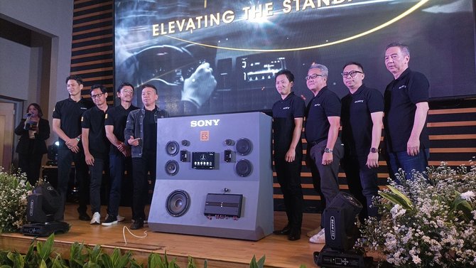 sony car audio dengan tema elevating the standard diluncurkan di jakarta