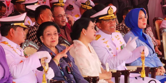 Disaksikan Megawati dan Keluarga, KRI Bung Karno-369 Resmi Beroperasi